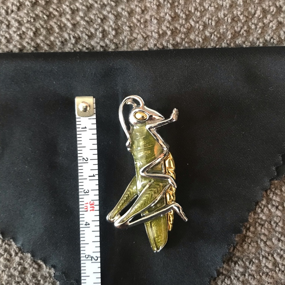 Vintage Grasshopper Brooch